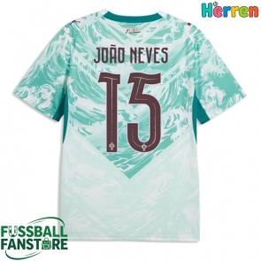 Portugal Joao Neves #15 Replik Auswärtstrikot WM 2026 Kurzarm